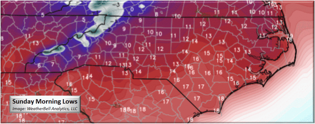Cuddle up with these lows Valentine's Day Morning!